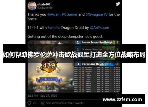 如何帮助佛罗伦萨冲击欧战冠军打造全方位战略布局